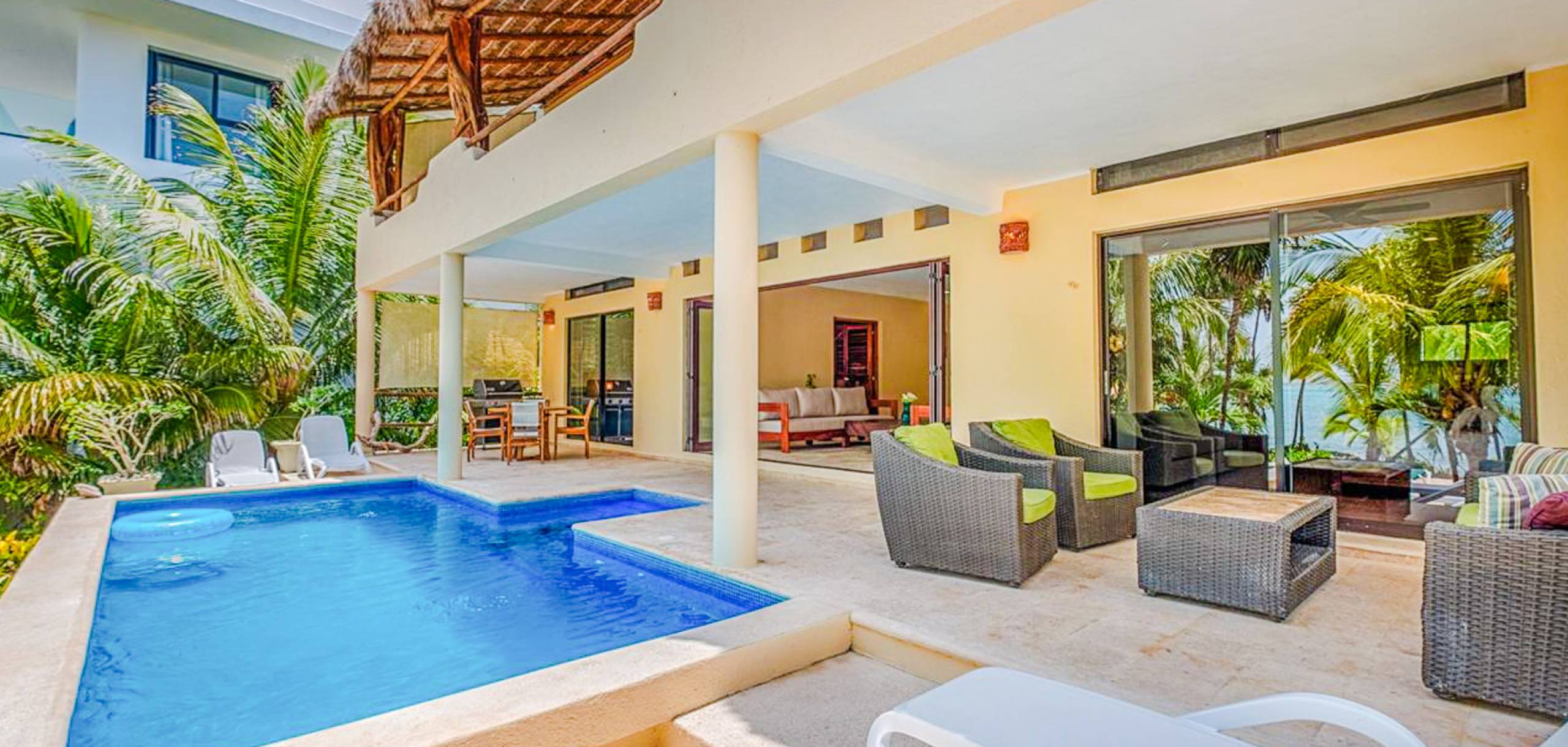 Luxury Beachfront Vacation Rentals in Akumal, Mexico Akumal Villas